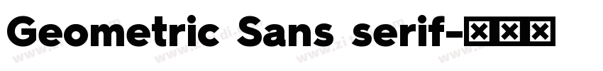 Geometric Sans serif字体转换